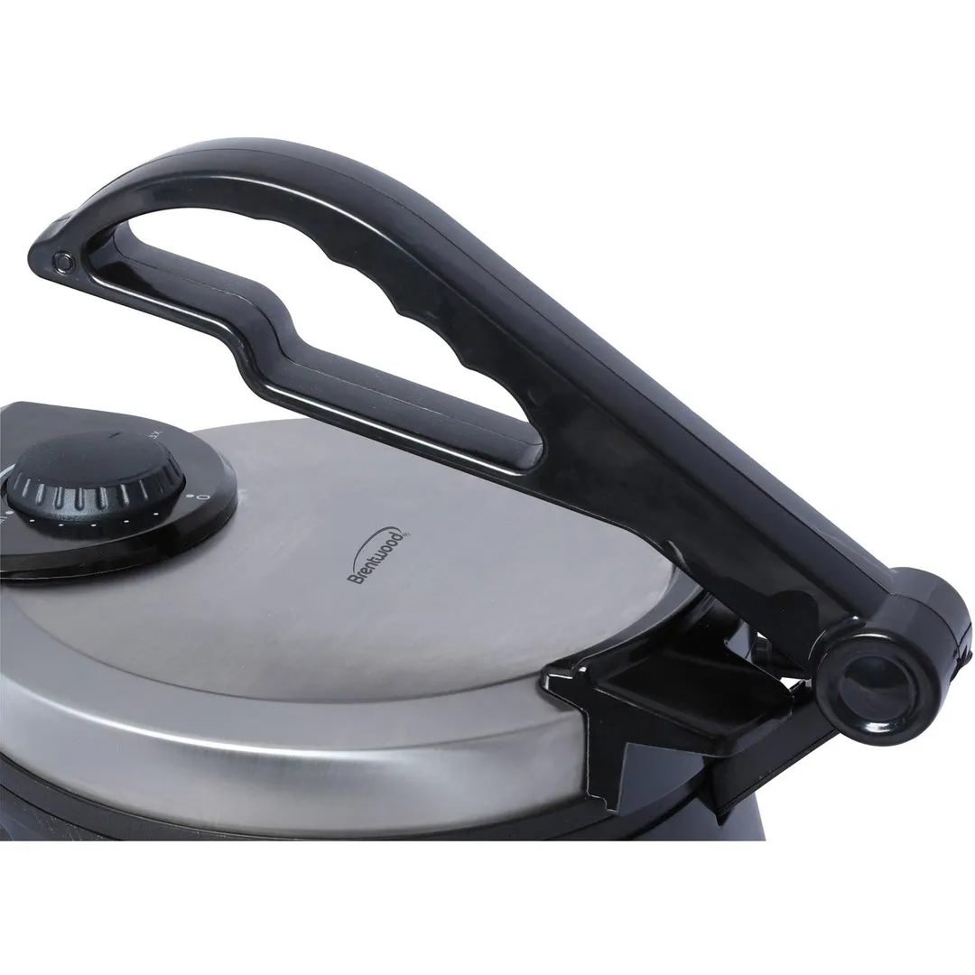 Brentwood Stainless Steel Non-Stick 8 inch Electric Tortilla Maker Contact Grill, photo 4 of 7