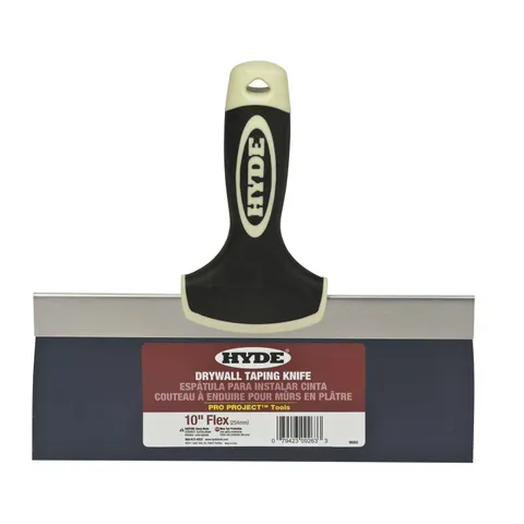 Hyde Pro Project Blue Steel Taping Knife 10 in wide · 9.3 in long