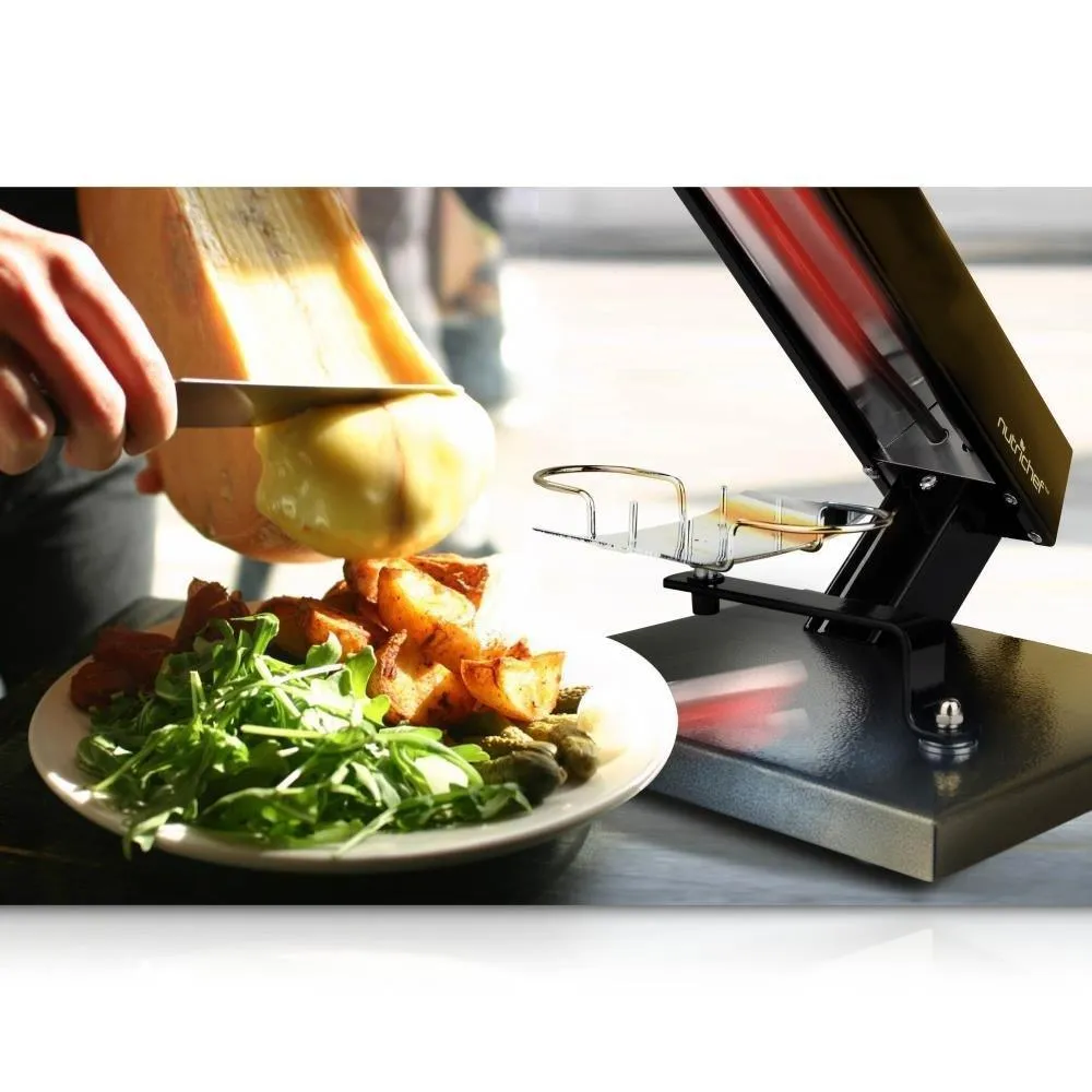 NutriChef Raclette Grill Cheese Melter/Warmer - Electric Cheese Melting Machine - Swiss Style Melt Maker - To Cover Potatoes, Vegetables or Pasta with Melted Cheese, photo 4 of 5