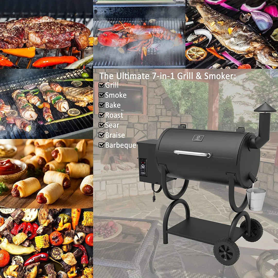 Zgrills Zpg-550B-Wd Pellet Grill_Smoker - 3Rd Party Marketplace - 1 Piece, photo 4 of 6