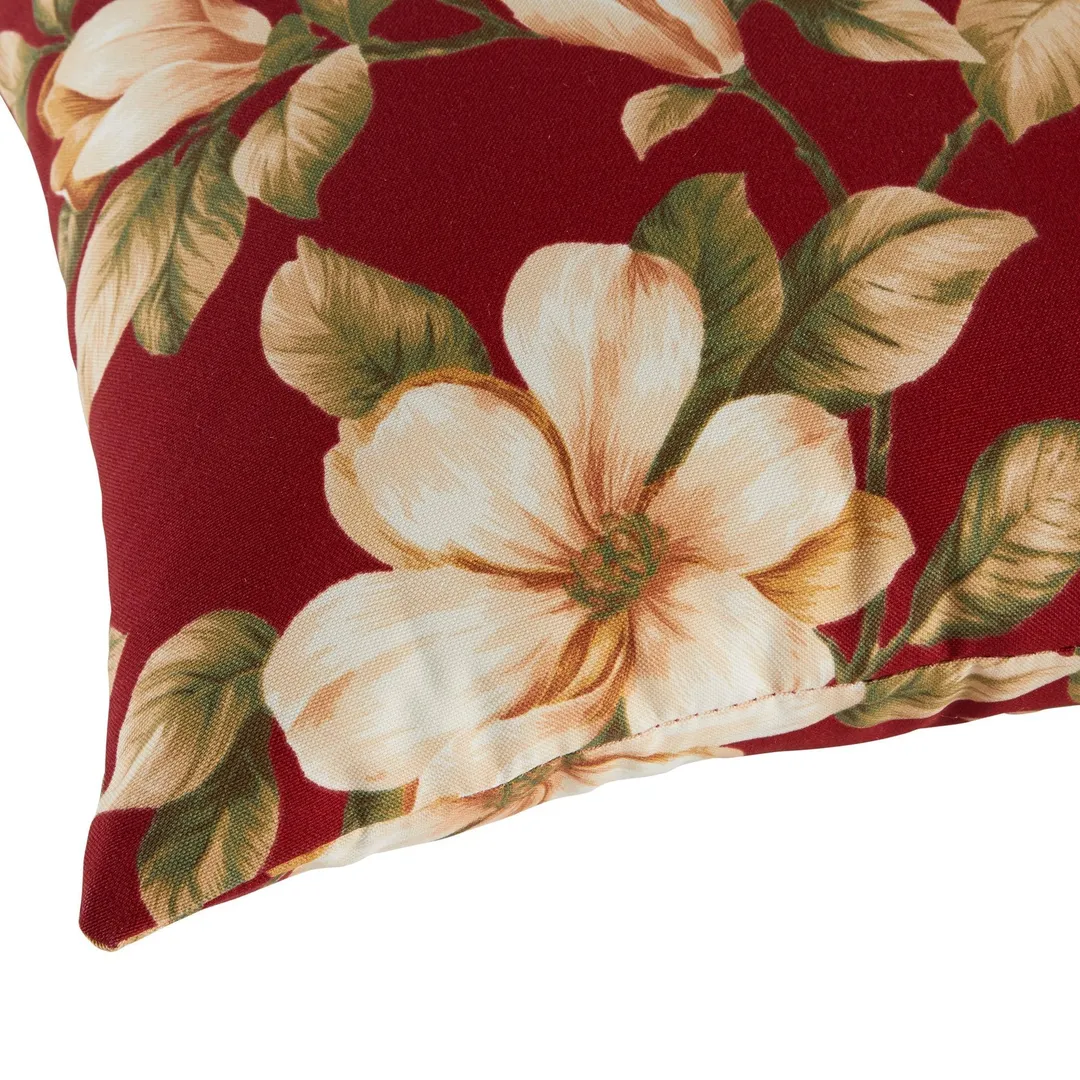 Roma Floral 19 x 12 in. Outdoor Rectangle Accent Pillow, Set of 2, photo 3 of 5
