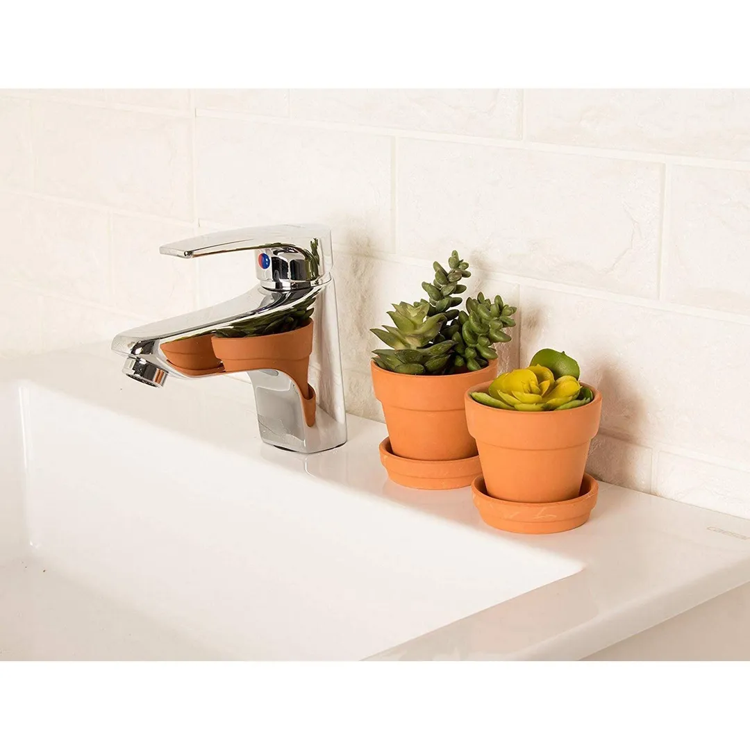 12-Pack Terra Cotta Pots with Saucer, Mini Small Terracotta Flower Clay Pots Planters with Saucer Ceramic Pottery Nursery Indoor Outdoor Gardening for Cacti & Succulent Plants, Brown 2.7 x 2.5 inches, photo 3 of 7
