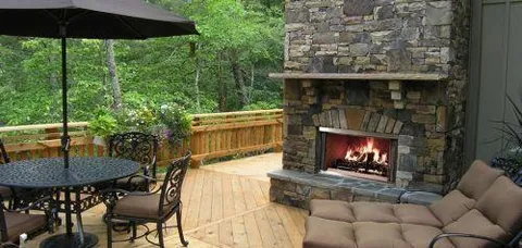 42" Outdoor Montana SS Wood-Burning Fireplace w/Traditional Refractory
