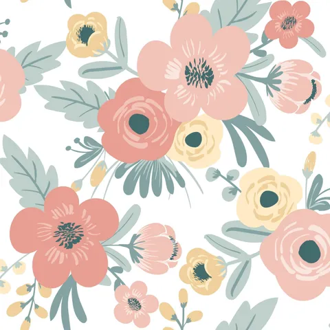 Poppy Floral Peel and Stick Wallpaper