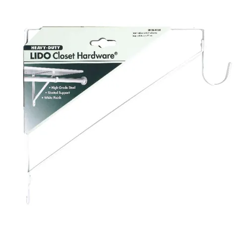 Lido 10-1/2 in high · 1 in wide · 11 in long Steel Shelf Divider 1 pk