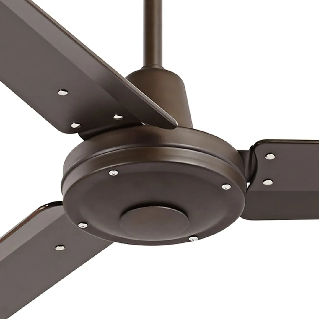 Casa Vieja 52" Casa Vieja Industrial Outdoor Ceiling Fan with Remote Control Oil Rubbed Bronze Damp Rated for Patio Porch, photo 3 of 7