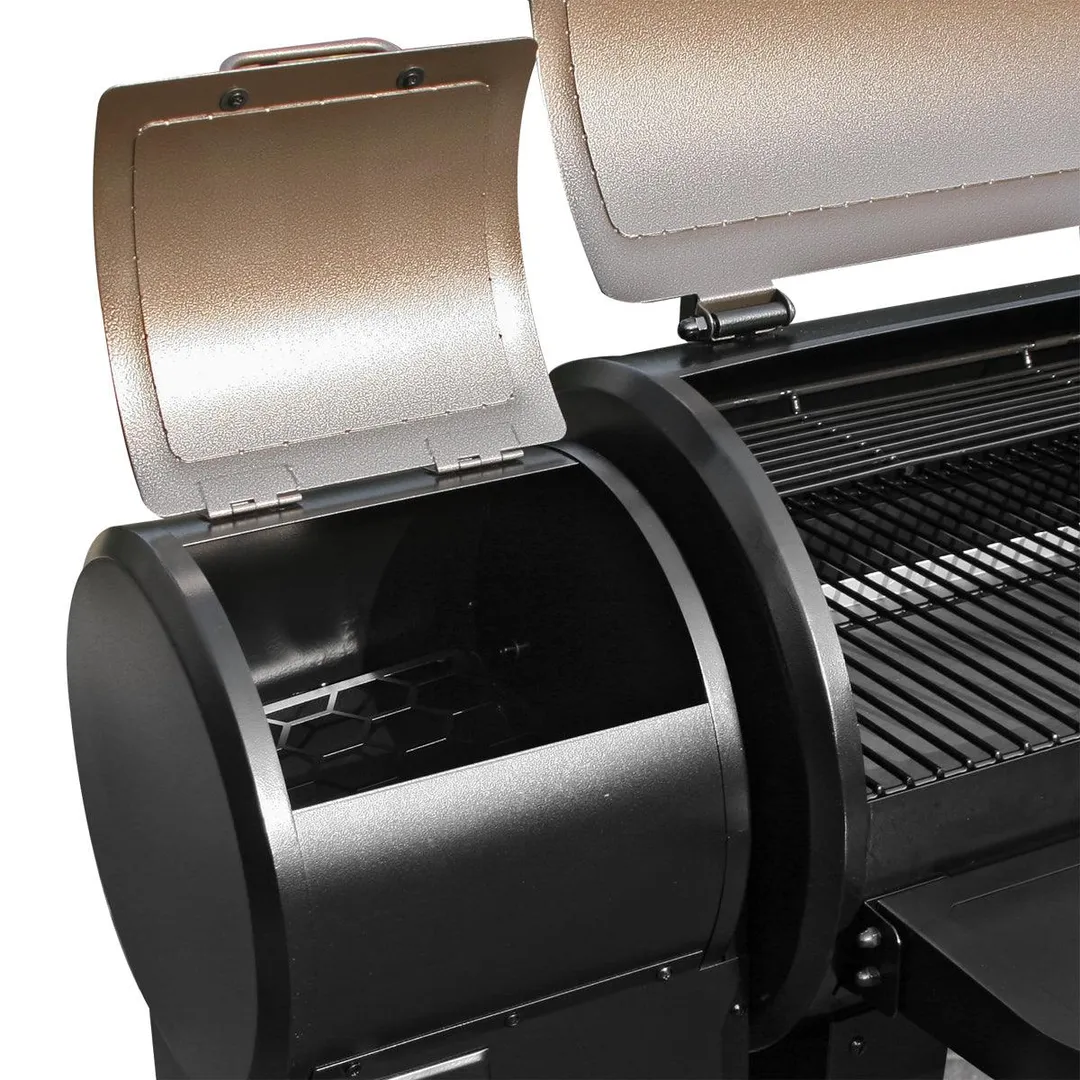 Z Grills ZPG-450A 2020 Upgrade Model Wood Pellet Grill & Smoker, 6 in 1 BBQ Grill Auto Temperature Control, 450 sq Inch Deal, Bronze & Black Cover Included, photo 2 of 10