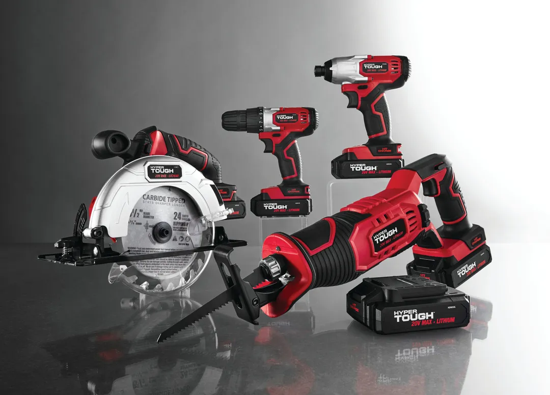 Hyper Tough 20V MAX Lithium-ion Cordless 6-1/2 inch Circular Saw with 1.5Ah Lithium-ion Battery, Charger, Blade & Rip Fence, photo 6 of 8
