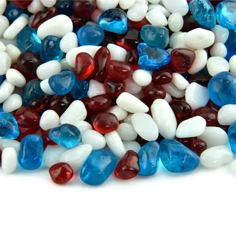 Fireworks Blended Fire Pit Glass Dots | 3/8", 10 lbs