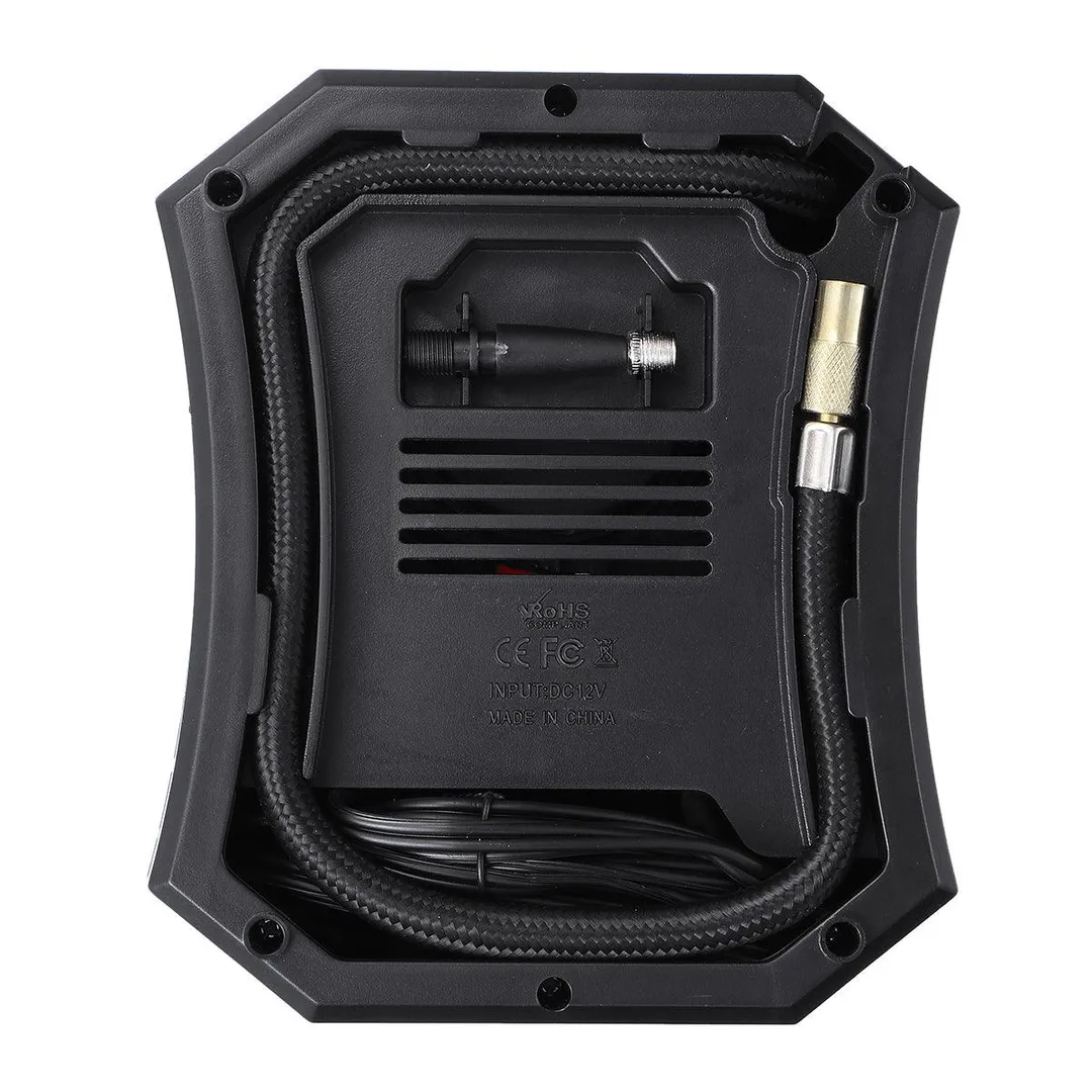 Novashion Car Air Pump Portable Air Compressor Pump Auto Electric Tire Inflator Pump + Gauge/LED Screen Display 12V 100/150 PSI Tire Pump for Car, Truck, SUV, Motorcycle, Bicycle, Ball and Other Inflatables, photo 9 of 10