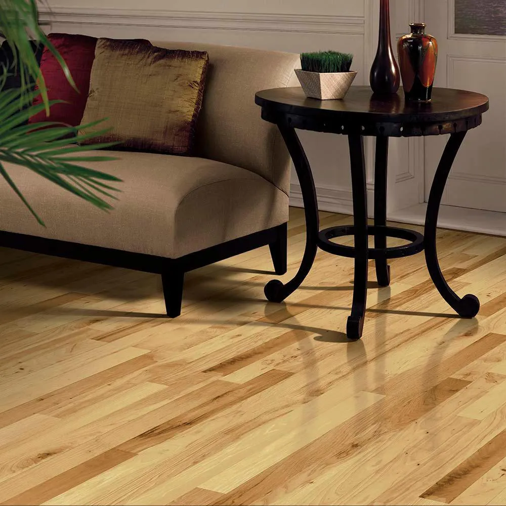 Bruce Country Natural Hickory 3/4 in. Thick x 3-1/4 in. Wide x Varying Length Solid Hardwood Flooring (22 sq. ft. / case), photo 2 of 6
