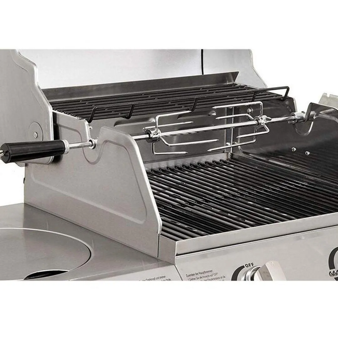 110V  Heavy Duty Universal Grill Replacement Rotisserie Kit - 32Inch Tetragon Spit Rod, 40 lb Stainless Steel Electric Motor, photo 3 of 7