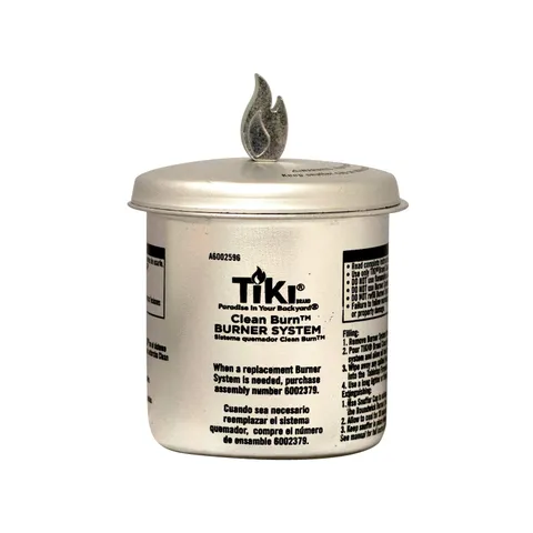 Clean Burn Firepiece RoundWick Burner System Replacement for Large Table Torch