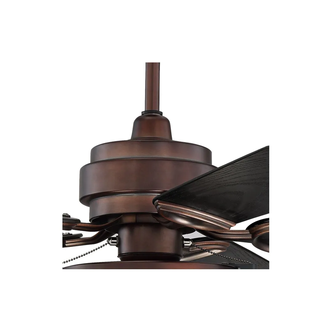 Casa Vieja 52" Casa Vieja Outdoor Ceiling Fan with Light LED Oil Brushed Bronze Wet Rated for Patio Porch, photo 4 of 6