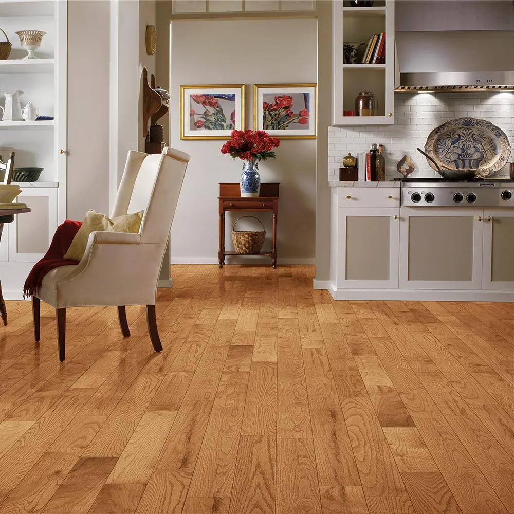 Bruce Plano Oak Marsh 3/4 in. Thick x 5 in. Wide x Varying Length Solid Hardwood Flooring (23.5 sq. ft. / case), photo 2 of 9