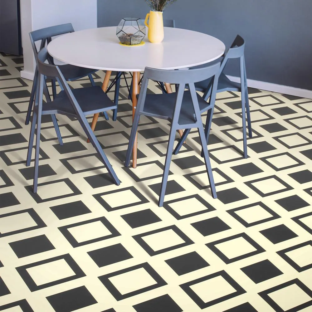 IVC Times Square Black Residential Vinyl Sheet, Sold by 13.2 ft. Wide x Custom Length, photo 2 of 8