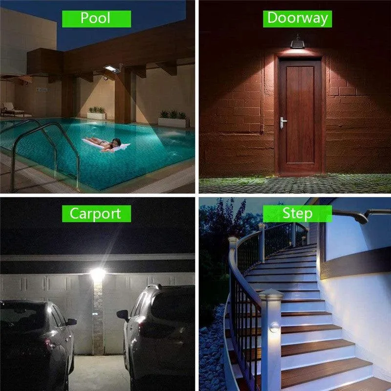Novashion 1/2 Pack Outdoor Solar Gutter Lights Wall Sconces with Rotatable Mounting Pole Solar Powered Motion Sensor Security Lights Wall Detector Lights For Patio Deck Yard Garden Driveway, photo 6 of 8