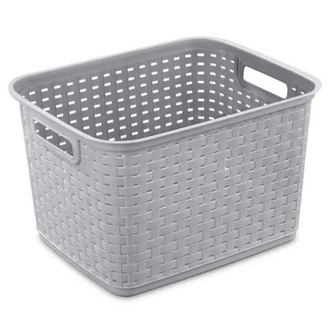 Sterilite 9.375 in high · 12.25 in wide · 15 in deep Woven Basket