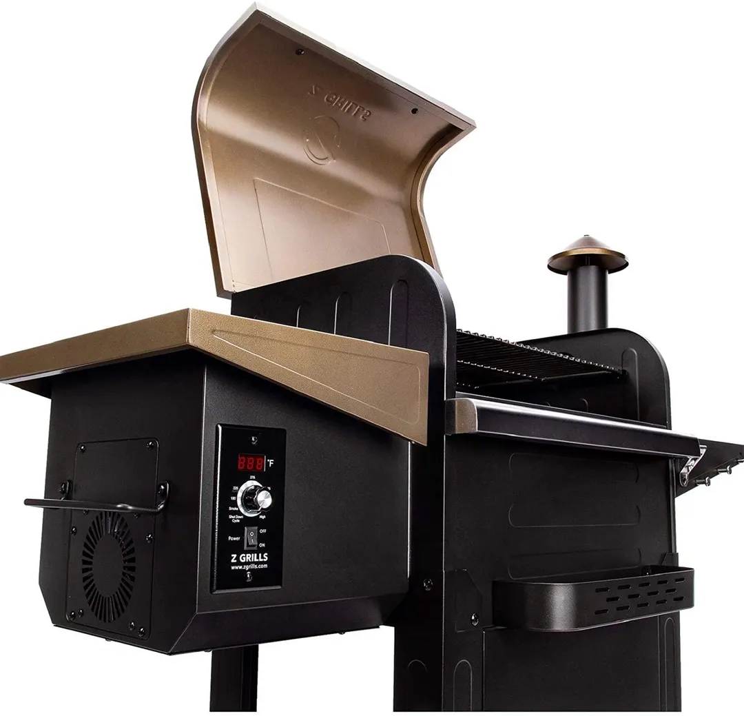 Z Grills L6002B Smart Wood Pellet Grill 6 in1 Outdoor BBQ Smoker 600 SQ Inches Cooking Area, photo 10 of 11