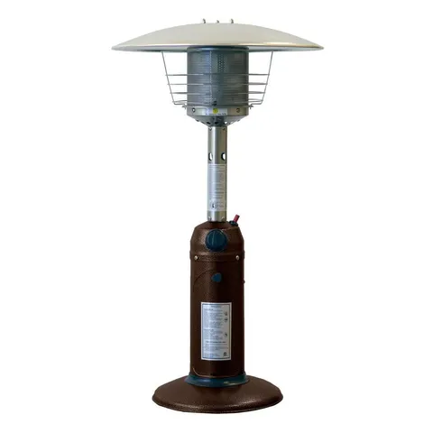 11,000 BTU Portable Hammered Bronze Gas Patio Heater-HLDS032-CG