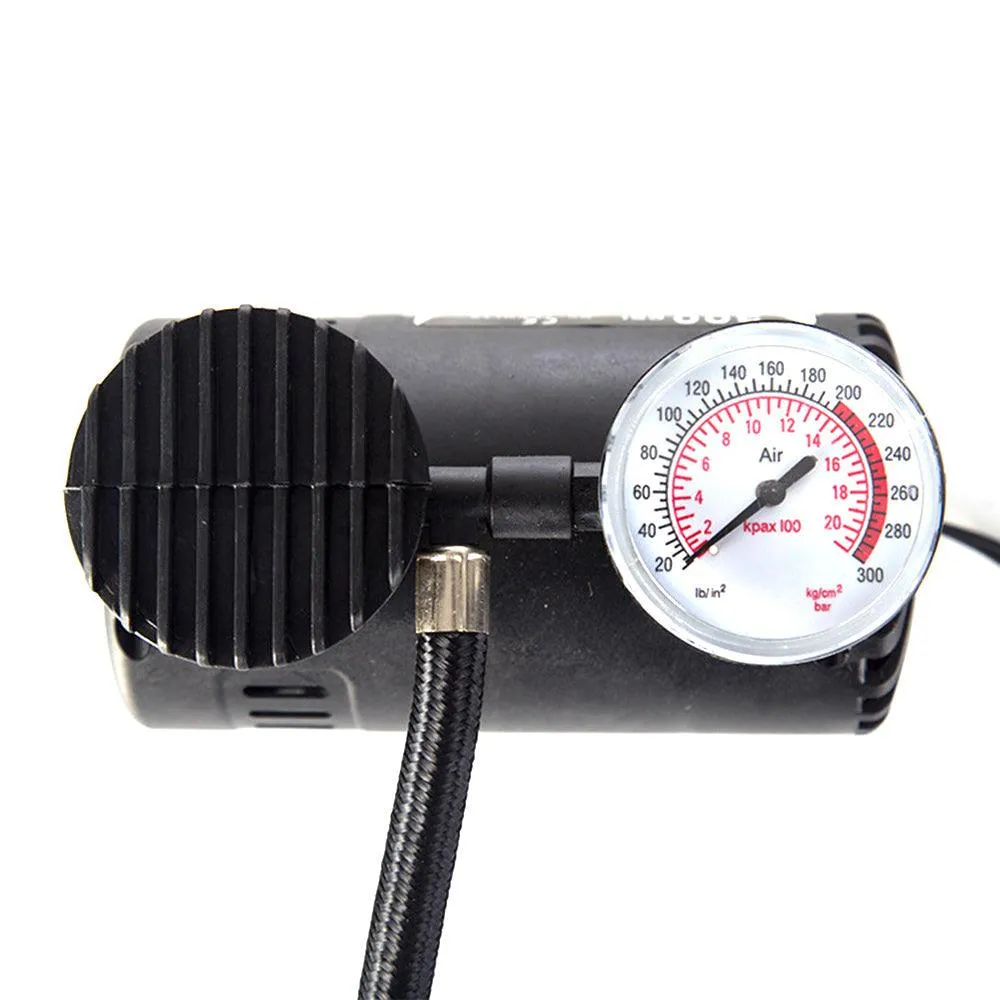 Anself Car Mini Electric Inflation Pump Portable Tyre Air Inflator 300PSI Auto Compressor Pump for Car Motorcycle Basketball, photo 4 of 7