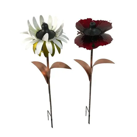 Infinity 8027960 Iron Assorted 35.83 in. Flower Garden Torch - Pack of 6