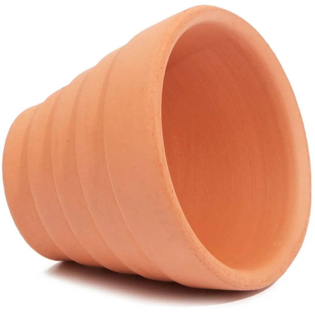 10 Packs 1.5" Terra Cotta Pots, Mini Small Terracotta Flower Clay Pots Planters Ceramic Pottery Nursey Indoor Outdoor Gardening for Cacti & Succulent Plants, Brown, 1.5 inches, photo 4 of 6