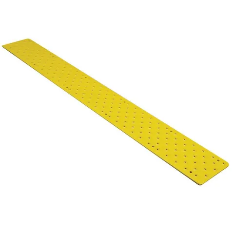 3.75 in wide · 30 in long Powder Coated Yellow Aluminum Stair Tread