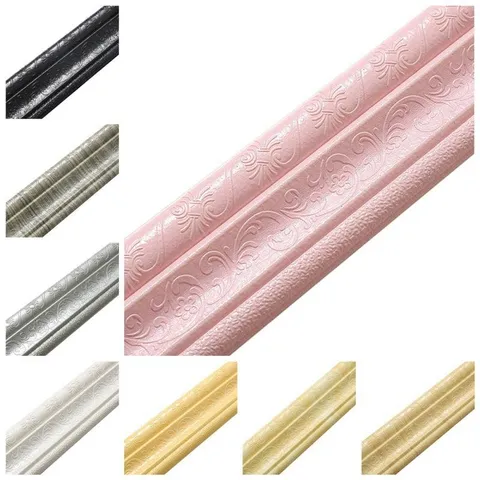 3D Self-Adhesive Foam Wallpaper - Removable Contact Paper