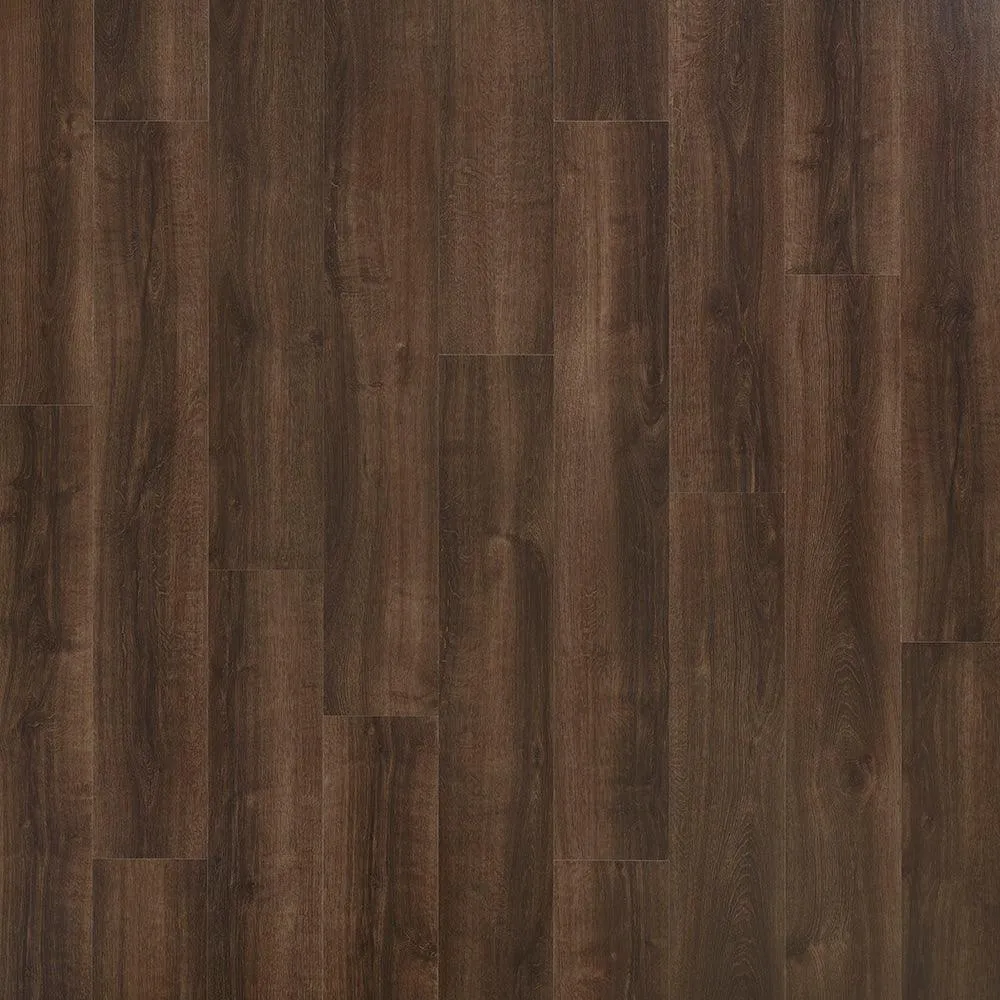 Pergo DuraCraft +WetProtect Warm Amber Walnut 7-1/2-in Wide x 6-mm Thick Waterproof Interlocking Luxury Vinyl Plank Flooring (17.43-sq ft), photo 10 of 20