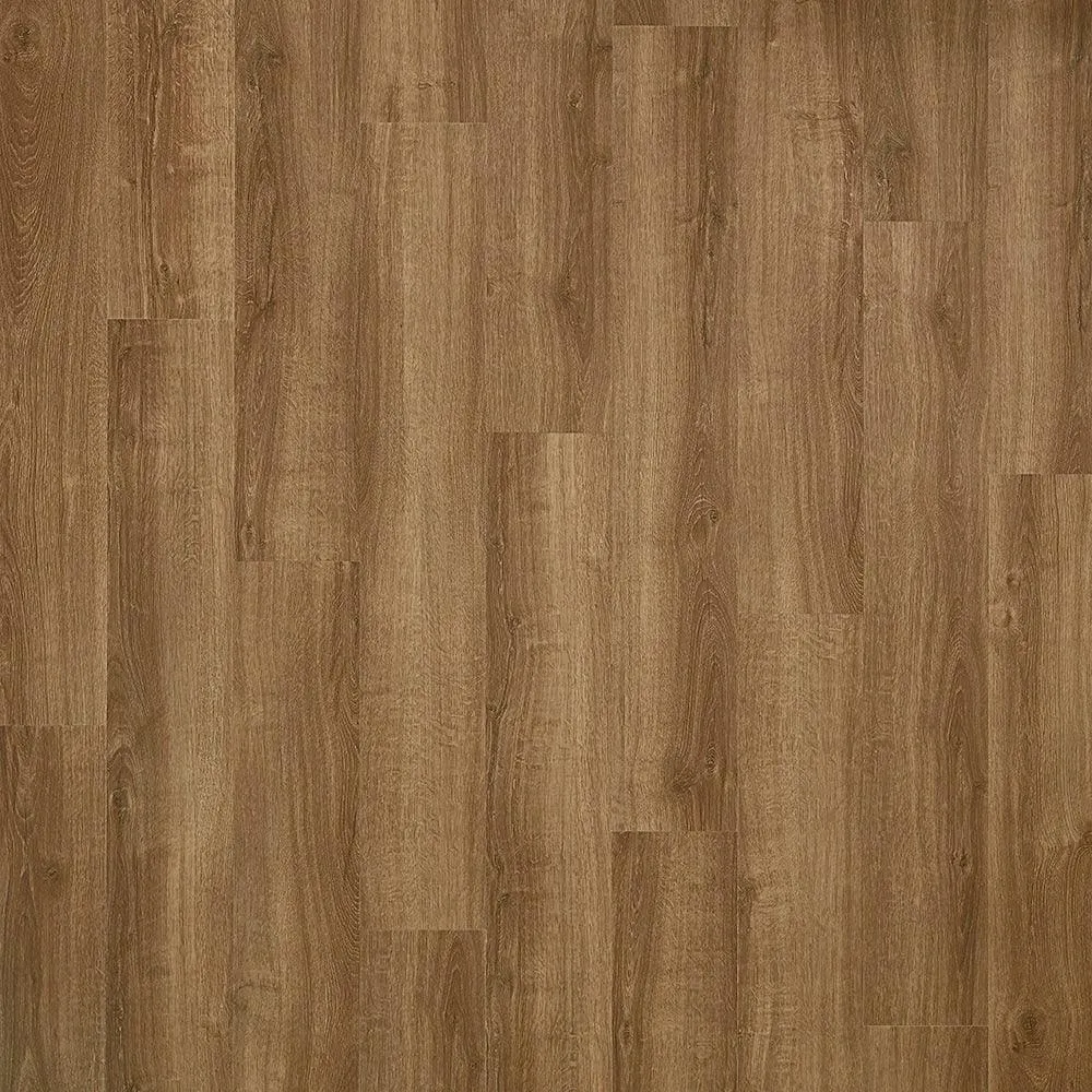 Pergo DuraCraft +WetProtect Warm Amber Walnut 7-1/2-in Wide x 6-mm Thick Waterproof Interlocking Luxury Vinyl Plank Flooring (17.43-sq ft), photo 6 of 20