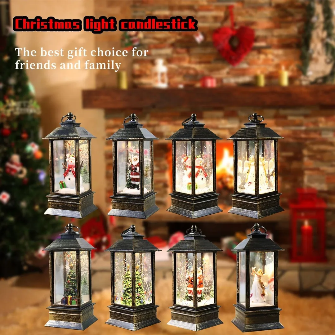 Ankishi Christmas Candle Lantern Battery Operated Hanging Flameless Lamp, photo 7 of 9