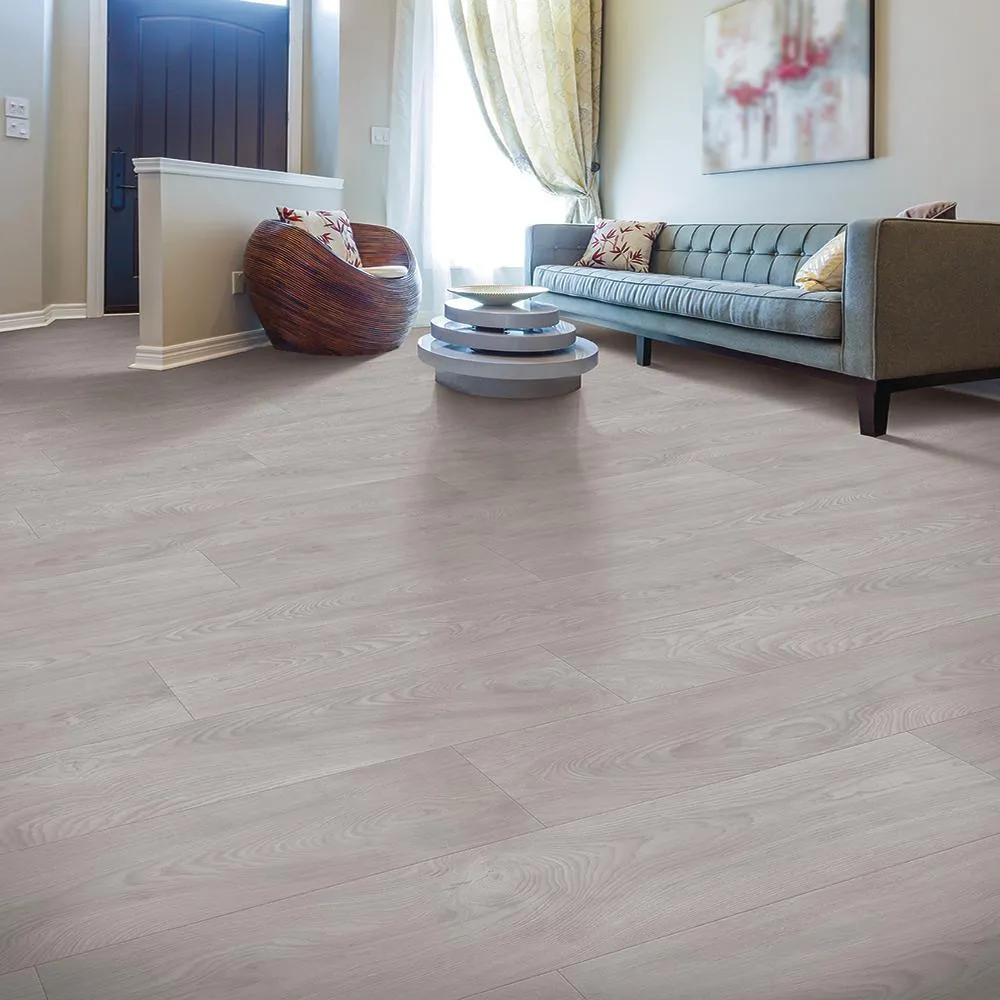 IVC Medium Grey Oak Residential Vinyl Sheet, Sold by 13.2 ft. Wide x Custom Length, photo 2 of 26