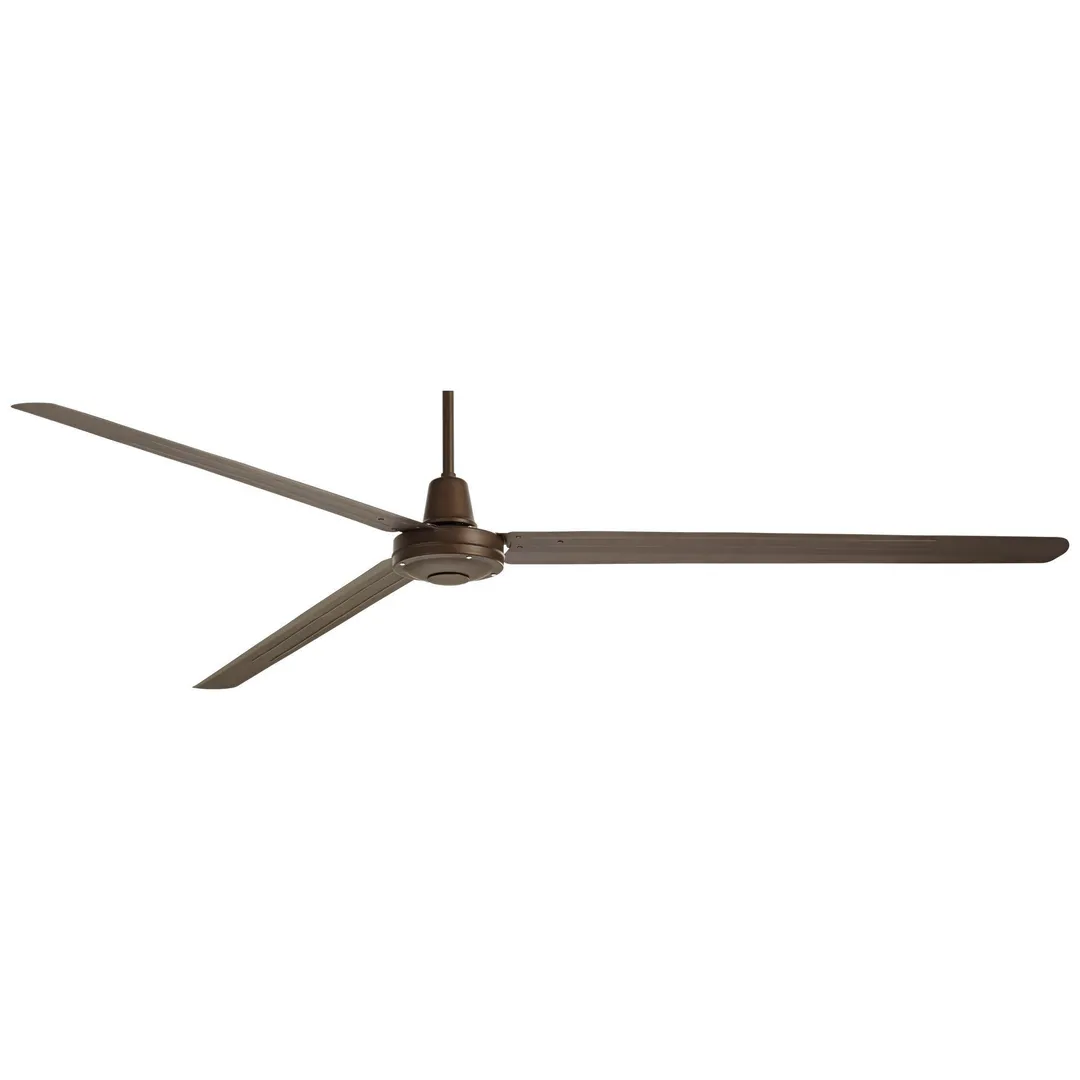 Casa Vieja 84" Casa Vieja Industrial Outdoor Ceiling Fan with Remote Control Large Oil Rubbed Bronze Damp Rated for Patio Porch, photo 5 of 6