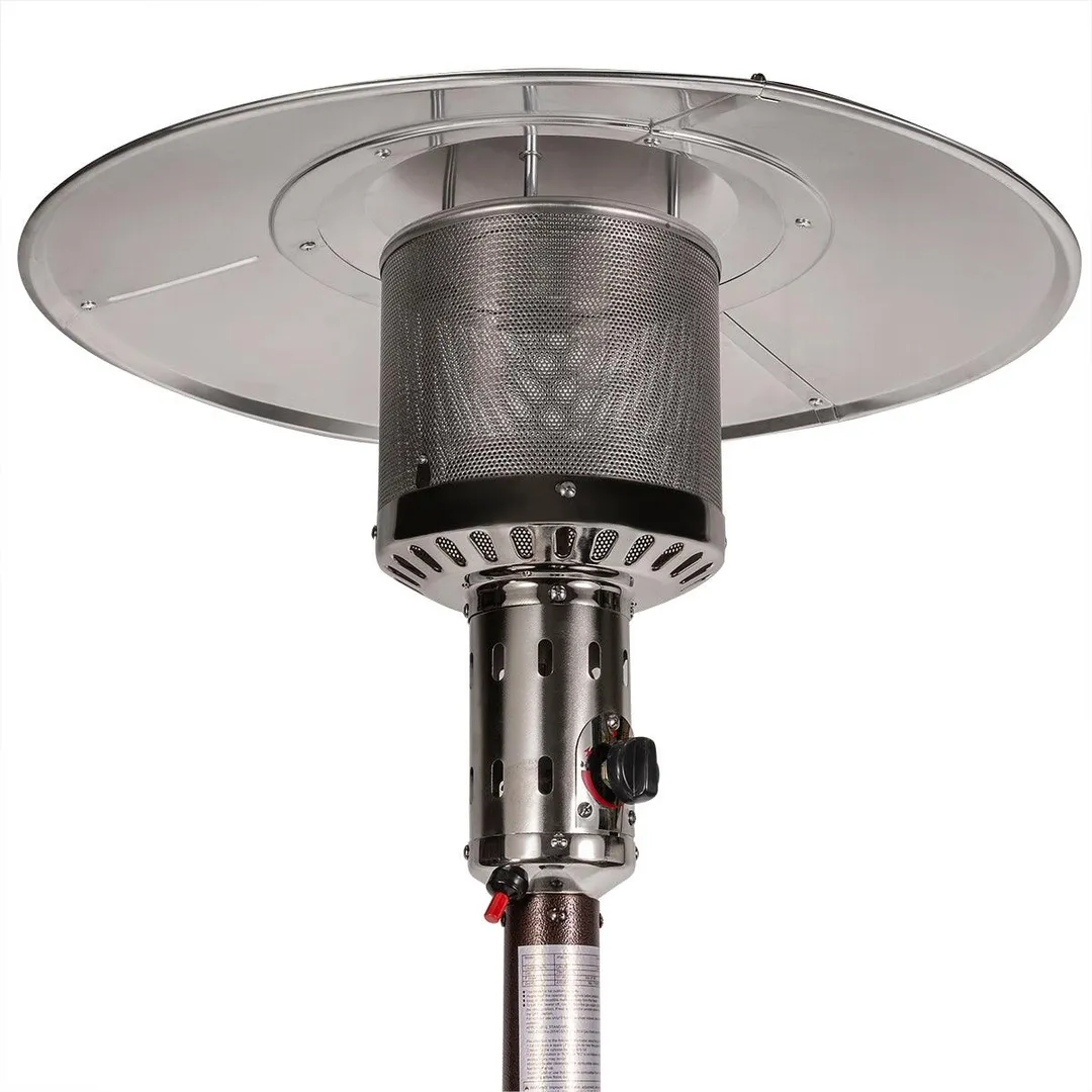 XtremepowerUS Premium Outdoor Patio Heater Propane LP Gas Garden Deck Tall Standing Heater, photo 4 of 6