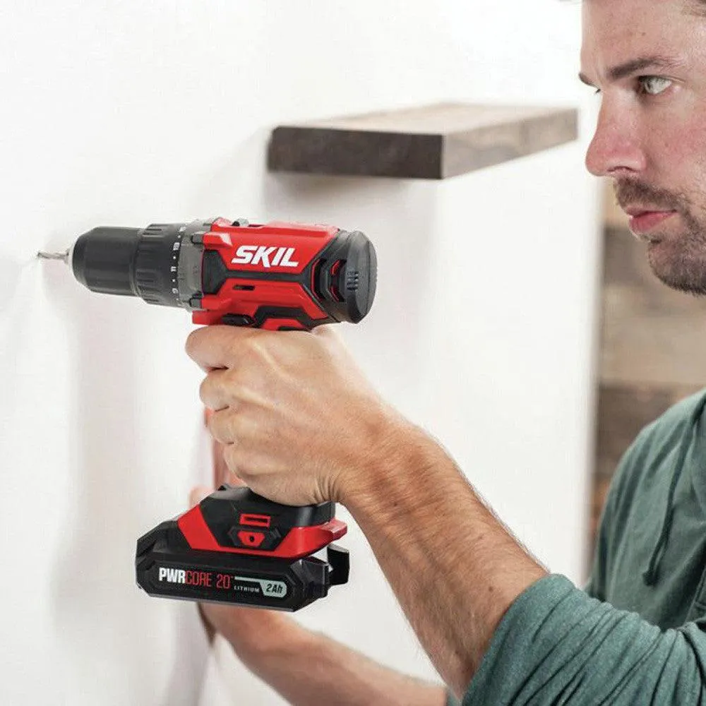 SKIL PWRCore 4-Tool 20V Cordless Combo Kit with (2) 2.0Ah Lithium-Ion Batteries and Charger, CB739601, photo 8 of 16