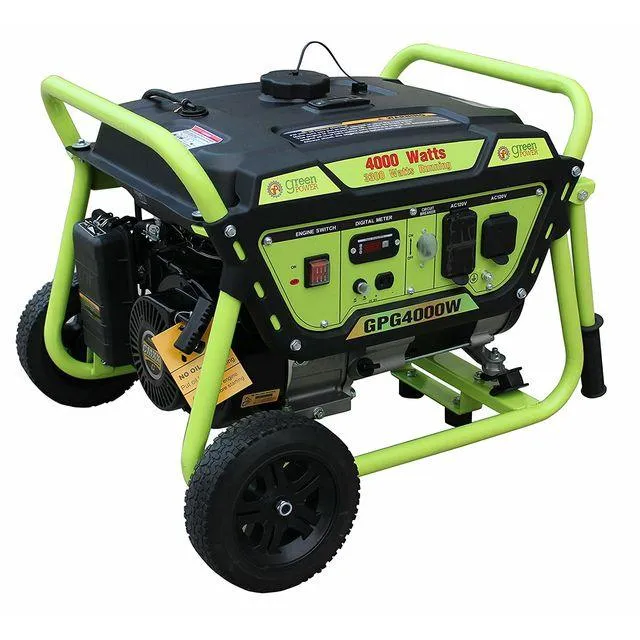 Green-Power America Gas Generator Pro Series GPG4000W delivers 4000 watts of starting power and 3300 watt of continious power., photo 5 of 6