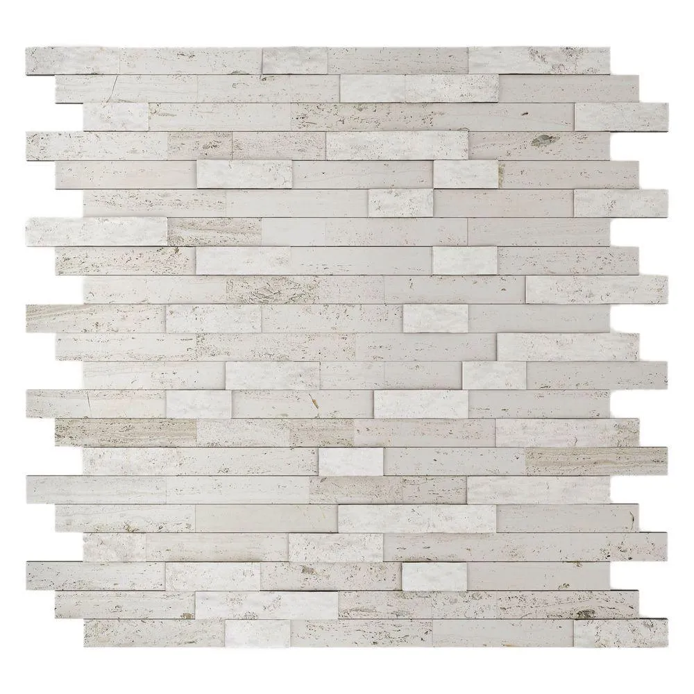 Inoxia SpeedTiles Bengal Brown 11.77 in. x 11.57 in. x 8 mm Stone Self-Adhesive Wall Mosaic Tile (11.4 sq. ft. / case), photo 20 of 23