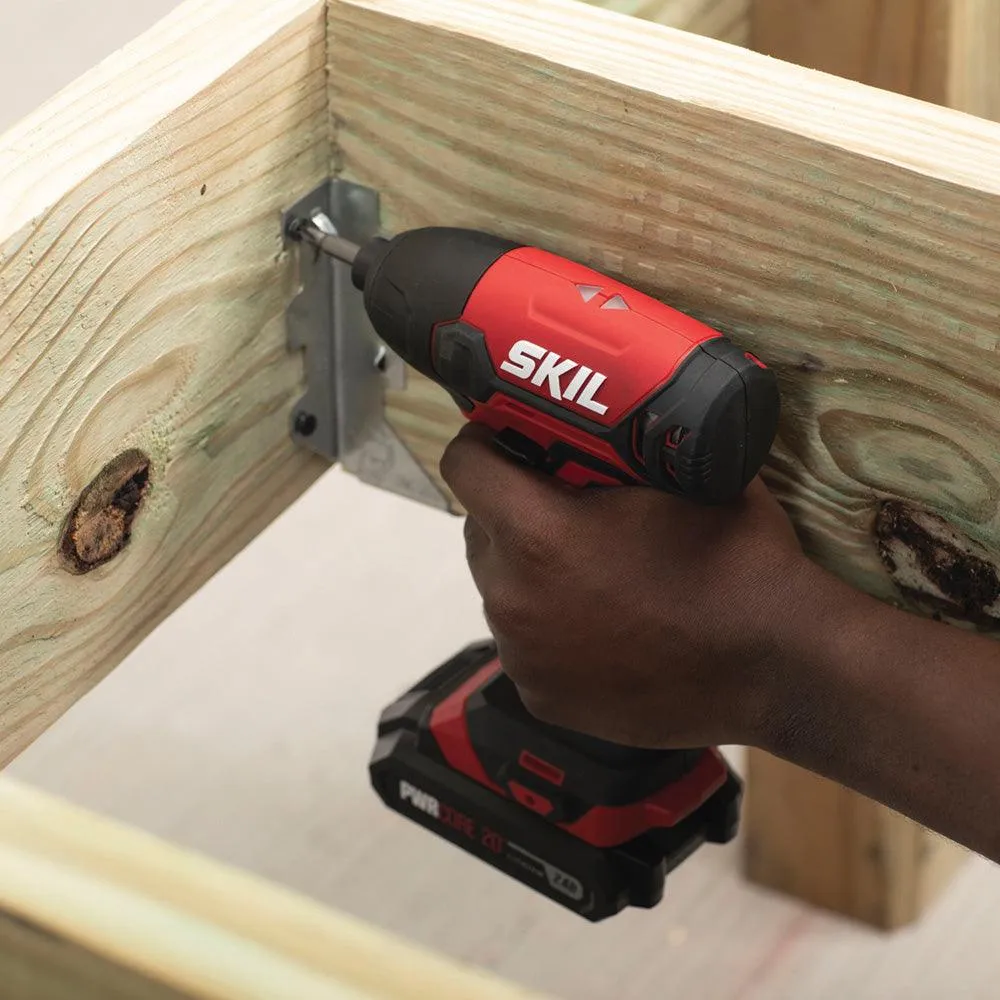 SKIL PWRCore 4-Tool 20V Cordless Combo Kit with (2) 2.0Ah Lithium-Ion Batteries and Charger, CB739601, photo 9 of 16