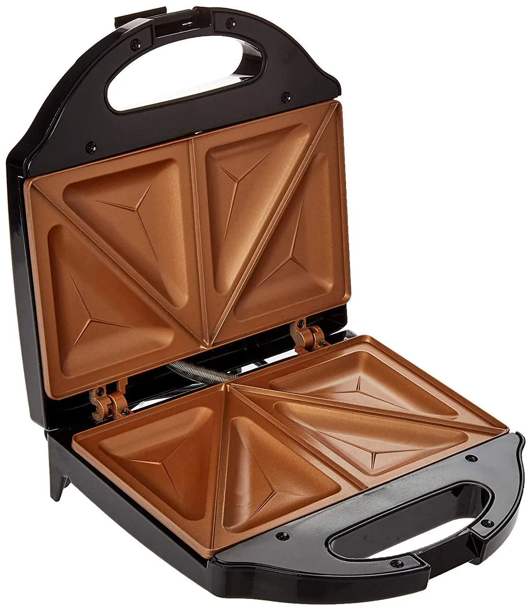Gotham Steel Sandwich Maker, Toaster and Electric Panini Grill with Ultra Nonstick Copper Surface - Makes 2 Sandwiches in Minutes with Virtually No Clean Up, with Easy Cut Edges and Indicator Lights, photo 2 of 8