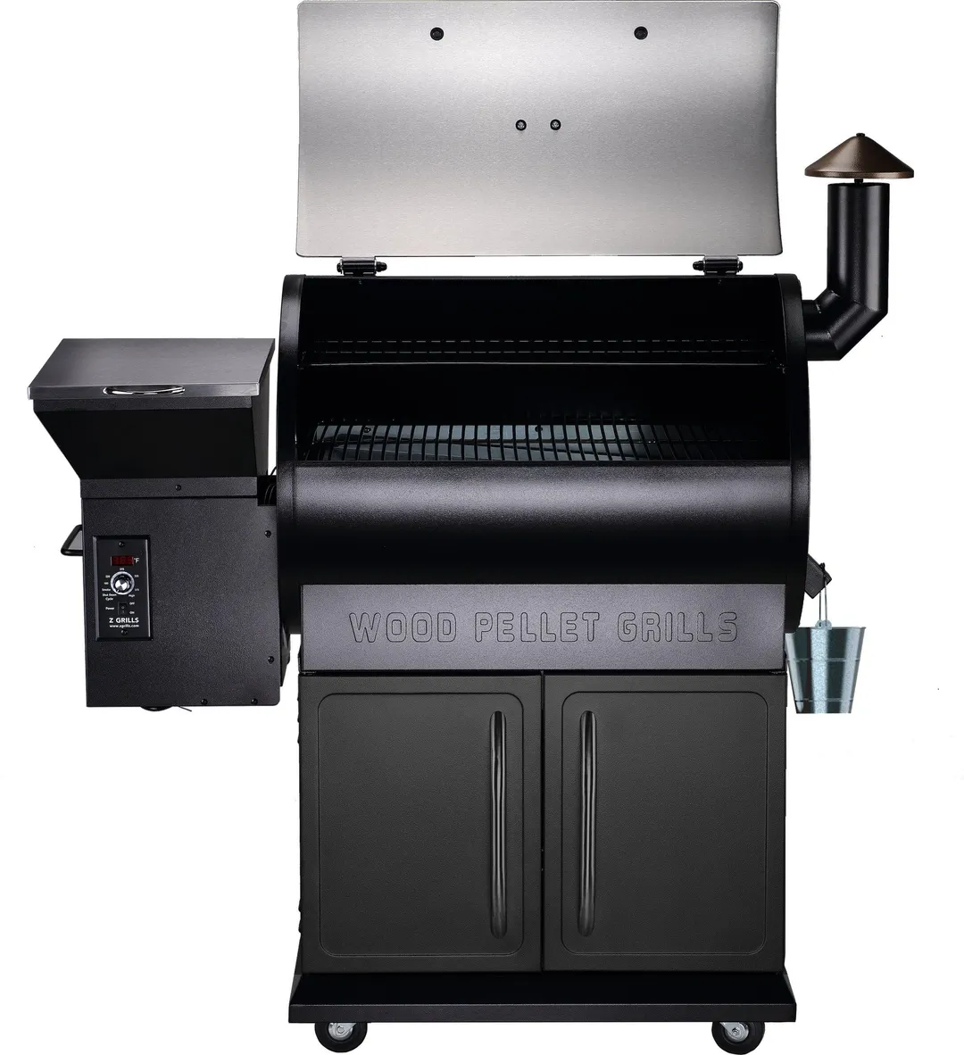 Z Grills ZPG-700E Wood Pellet Grill & Smoker 700 sq in 8 in 1 BBQ Auto Temperature 2020 Model Cover included in Stainless, photo 8 of 8