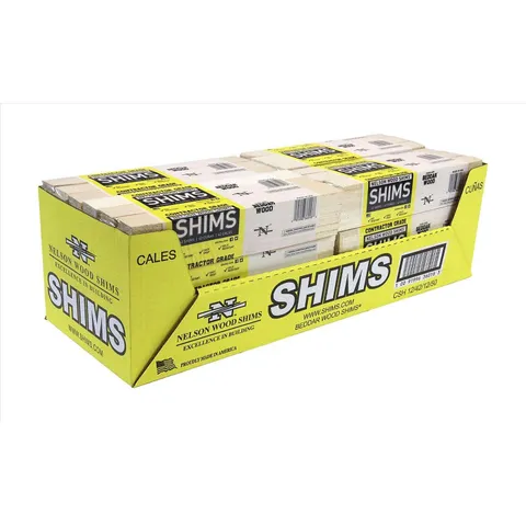 Nelson 1.5 in wide · 12 in long Wood Shim 42 pk