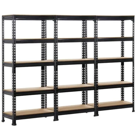 Topeakmart 5-Tier Adjustable Metal Garage Storage Rack, Set of 3