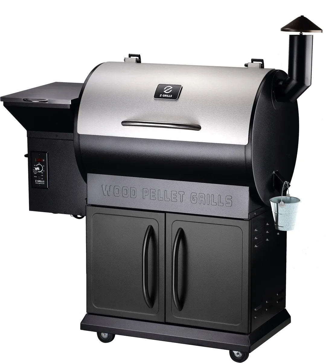 Z Grills ZPG-700E Wood Pellet Grill & Smoker 700 sq in 8 in 1 BBQ Auto Temperature 2020 Model Cover included in Stainless, photo 3 of 8