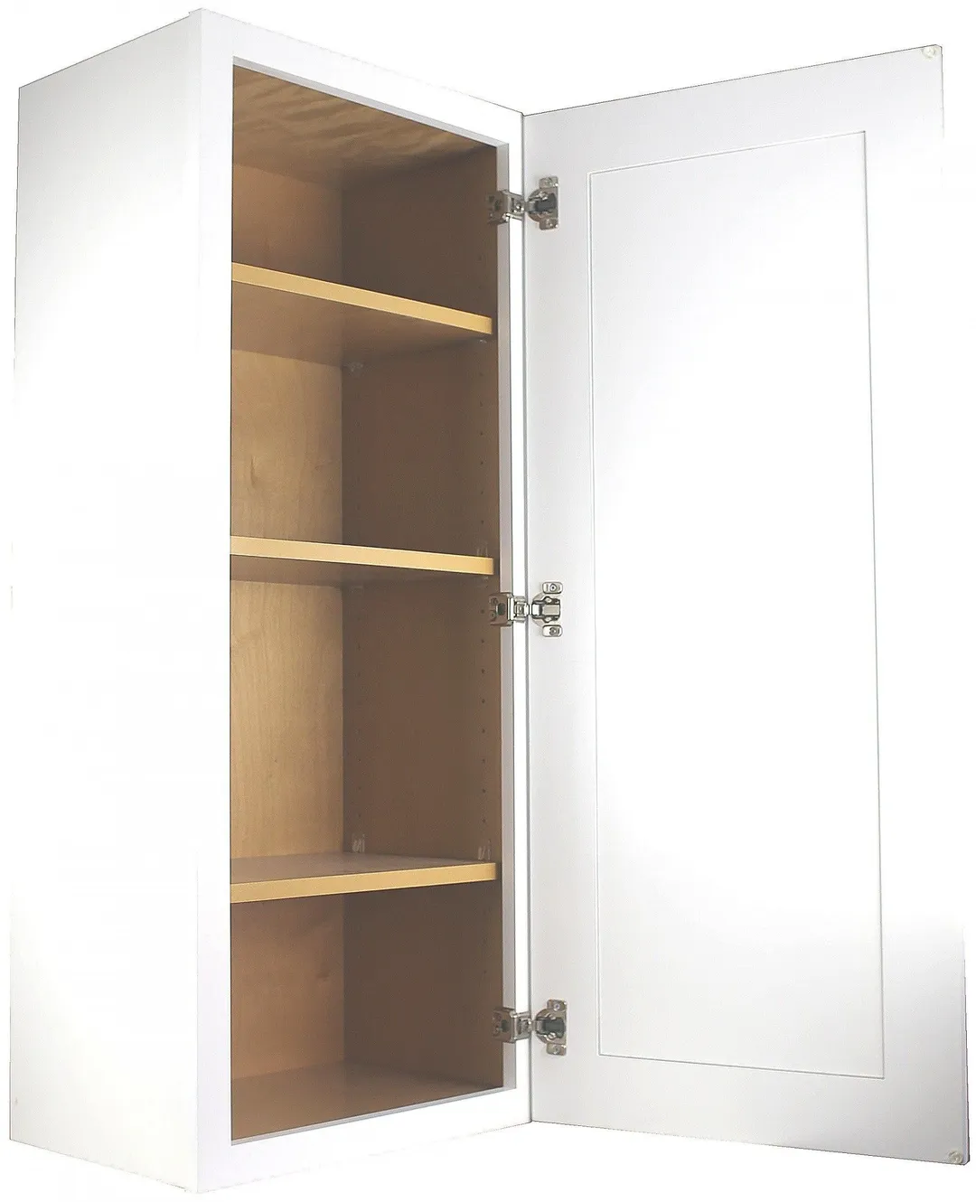 Cabinet Mania White Shaker - W0942 - Wall Cabinet 9" Wide x 42" Tall x 12" Deep RTA Kitchen Cabinet - Ready to Assemble - 100% All Wood Construction, ARB265Wt Price Online, photo 2 of 3