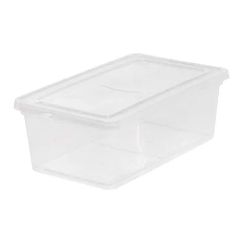 IRIS 4.88 in high · 8.25 in wide · 14.25 in deep Stackable Storage Box
