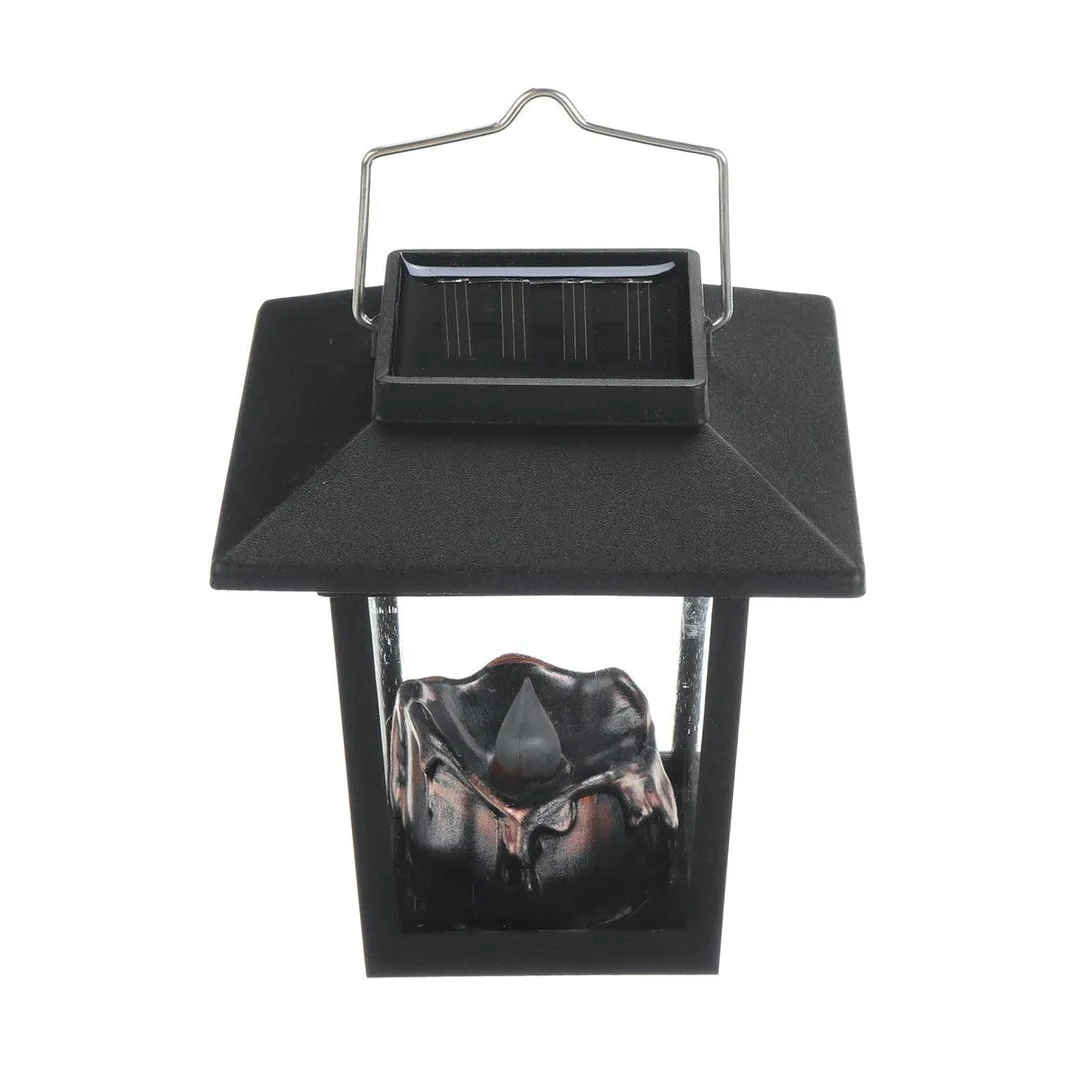 Novashion 6 Pack Solar lights & Solar Lantern Outdoor Hanging Lanterns Lighting, Solar Powered Waterproof Umbrella LED Flame Lights for Garden Patio Pathway Deck Yard, photo 10 of 10