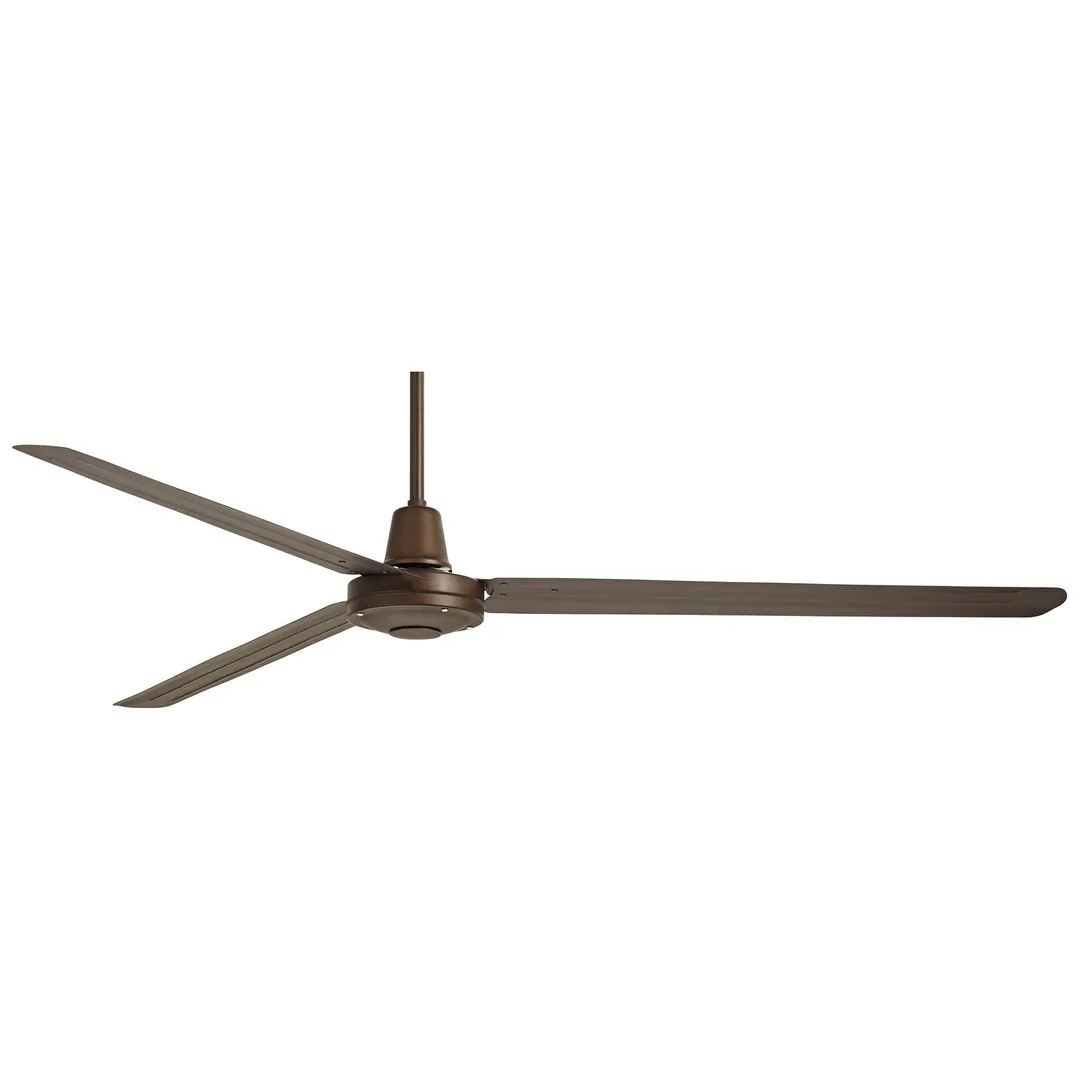 Casa Vieja 72" Casa Vieja Industrial Outdoor Ceiling Fan with Remote Large Oil Rubbed Bronze Damp Rated for Patio Porch, photo 4 of 7