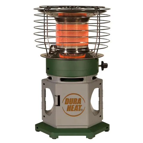 World Marketing of America DuraHeat LP18-360 Double Tank Portable 360 Degree Indoor Outdoor Propane Heater