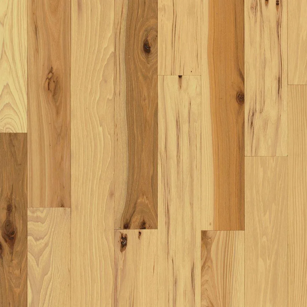 Bruce Hickory Country Natural 3/4 in. Thick x 2-1/4 in. Wide x Varying Length Solid Hardwood Flooring (20 sq. ft. / case), photo 10 of 13